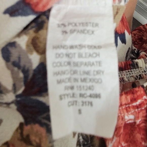 Rolla Coaster dress/long top bell sleeve  floral - Picture 7 of 7